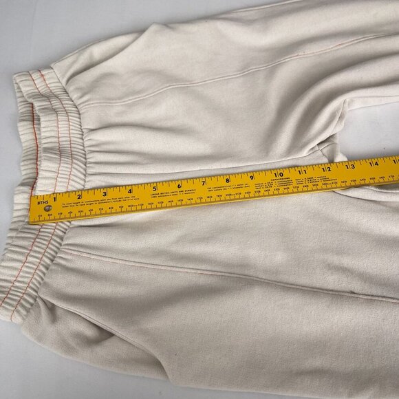 Le Lis Fleece Elastic Waist Pull On Jogger Pants Lined Pockets Beige Women XS - Picture 8 of 11